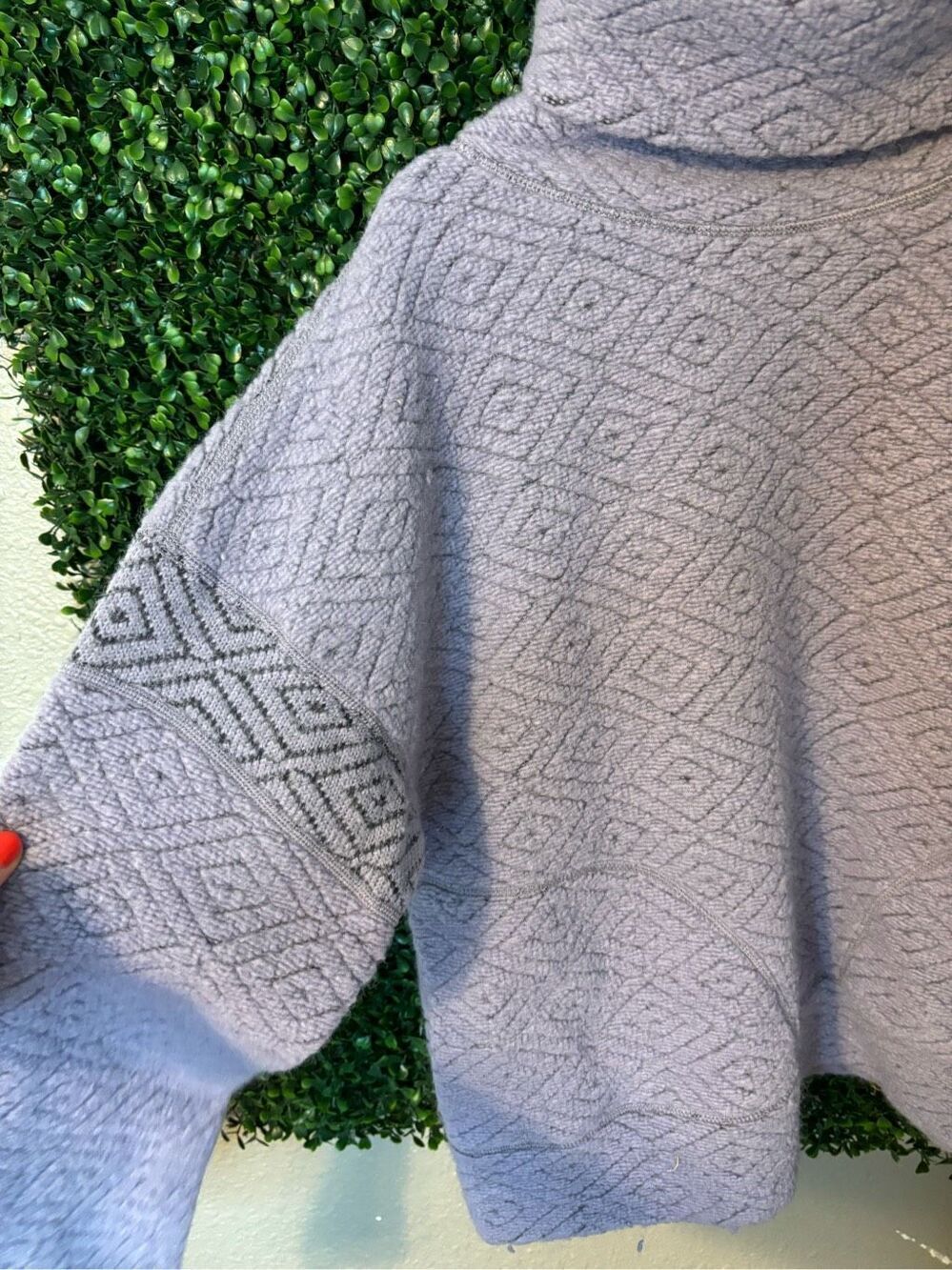 PRANA CRESTLAND TURTLE NECK WOMENS SWEATER MOONSTONE HEATHER LARGE - Picture 2 of 6